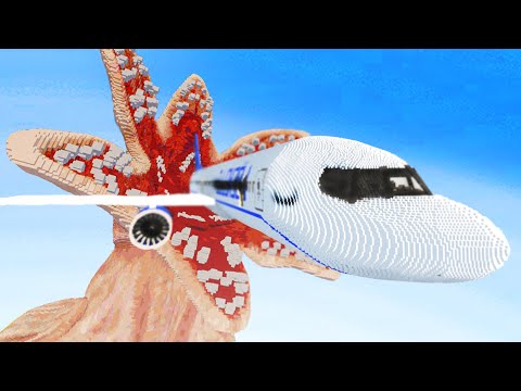 GIANT DEMOGORGON ATTACKS PLANE IN TEARDOWN!