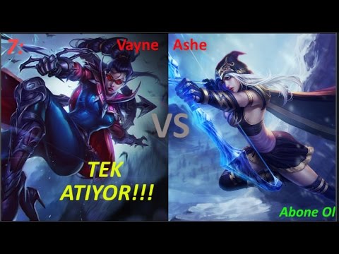 7: Hasyu15 | Tek Atıyor / Vayne vs Ashe / Vayne Bot | League of Legends