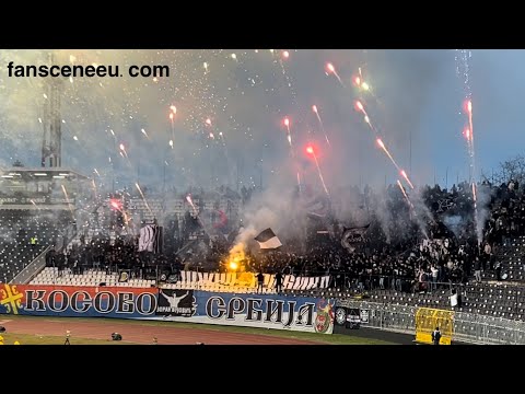 FK PARTIZAN - Spartak (14.02.2026) Grobari support & pyro 