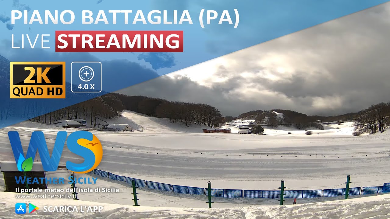 Live webcam view of Piano Battaglia Plateau Panorama