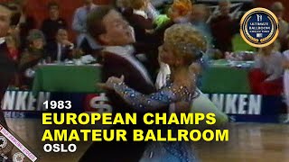 1983 European Championships - AMATEUR BALLROOM - O