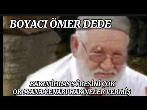 Boyacı Ömer Dede kendisine gelen misafirlerle bir sohbet