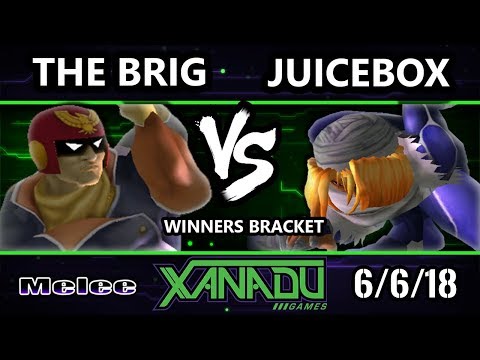 S@X 253 SSBM - The Brig (Captain Falcon) Vs. Juicebox (Sheik) - Smash Melee Winners Bracket