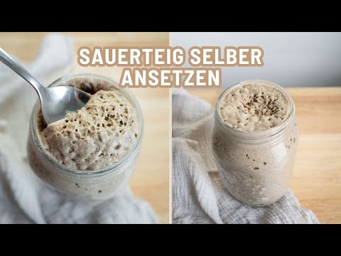 Make your own sourdough starter | Prepare it once & enjoy fresh bread every week