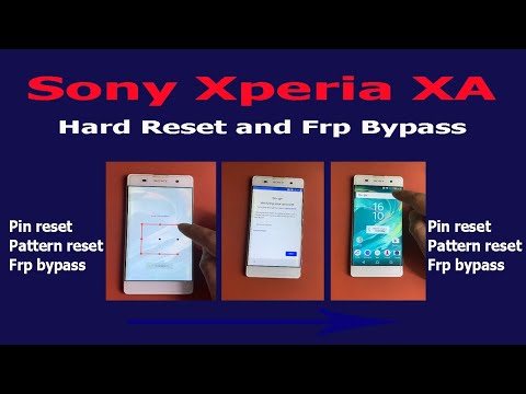 Sony Xperia XA hard reset F3111