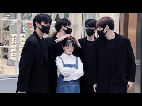 Kawaii Brother Caring His Little Sister