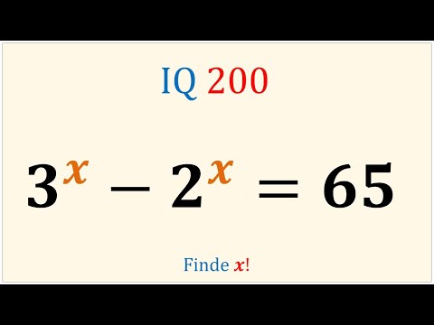 Eine schöne Gleichung! Nicht jeder nutzt diesen Trick