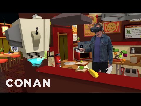 柯南參觀 YouTube VR 實驗室 | CONAN on TBS (Conan Visits YouTube's VR Lab | CONAN on TBS)