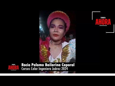 Rocio Palomo - Bailarina Caporal Corsos Color Ingeniero Juárez 2024