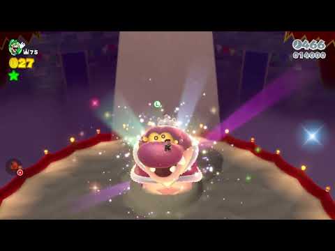 Super Mario 3D World (Switch) 8-B Speedrun - Time: 48 (WR)