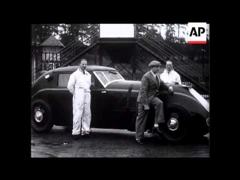 Eyston Sets Up New Diesel Engine Mark