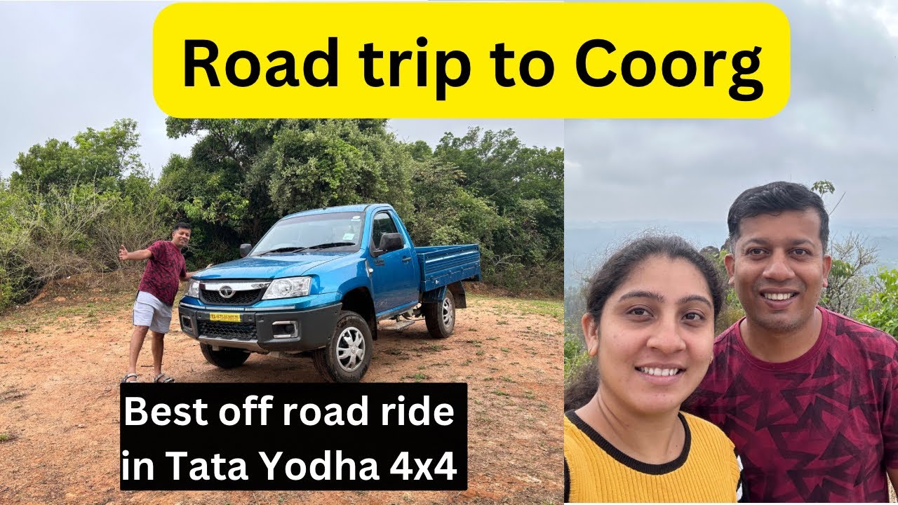 Road trip to Coorg & Madikeri in Tata Yodha 4x4 | ನೋಡ ಬನ್ನೀ ನಮ್ಮ ಕೊಡಗು|