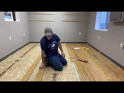 Audio Geekery! | Studio Build Part 2 the Floor, we found a super good deal on solid bamboo flooring!
