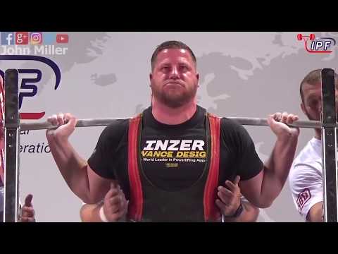 Dominik Pahl - 10th Place 980kg Total - 120kg Class 2019 IPF World Open