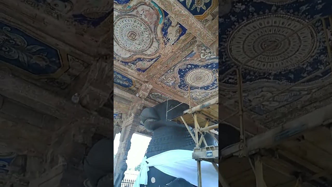 1000 years old painting in #thanjavur #thanjai #chola #love