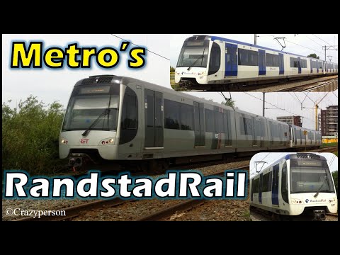 RET metro's op RandstadRail Lijn E (Rotterdam - Den Haag) #RandstadRail