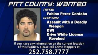 Pitt County Wanted 3/25/13
