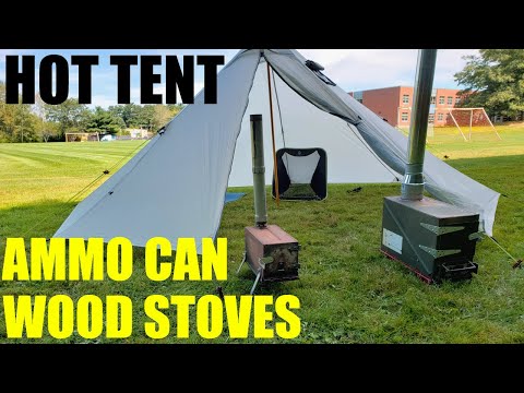 113 Diy Micro Hot Tent Stove Build Test 30