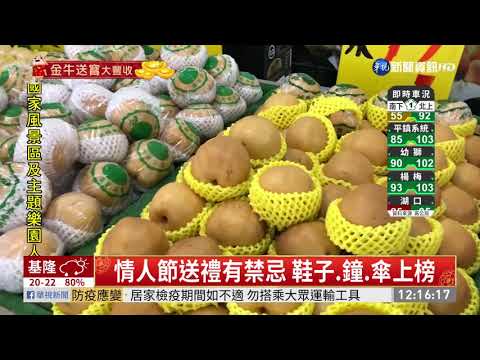 情人節送禮有禁忌 鞋子.鐘.傘上榜