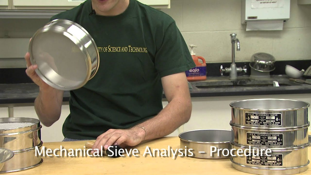 Particle Size Analysis (Sieves and Hydrometer)