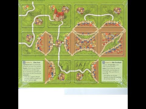 Carcassonne The Festival - Carcassonne Expansions with MattLong6