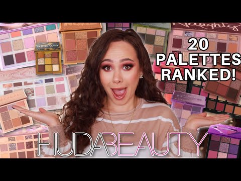 RANKING HUDA BEAUTY PALETTES FROM WORST TO BEST 2022