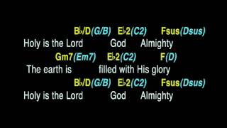 Holy Is The Lord - backing track with guitar chords