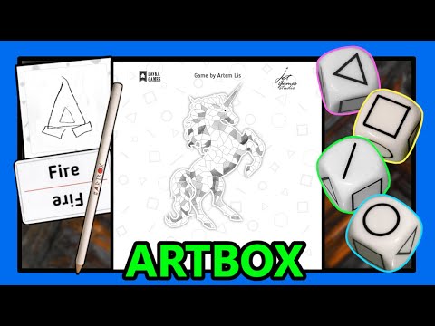Can't draw? Try this drawing game! (Artbox Review, Hidden Gem Boardgame)