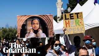 'Let her speak': Students protest after USC cancels Muslim valedictorian's speech