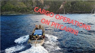 Unloading cargo on Pitcairn Island | Spearfishing | Pitcairn Vlogger Ep 6