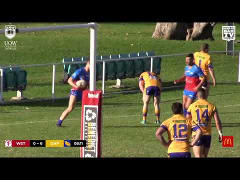 2019 IDRL 1st Grade Round 7 Highlights - Western Suburbs vs Dapto Canaries