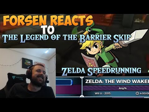 Forsen Reacts To The Legend of the Barrier Skip - The Holy Grail of Zelda Speedrunning