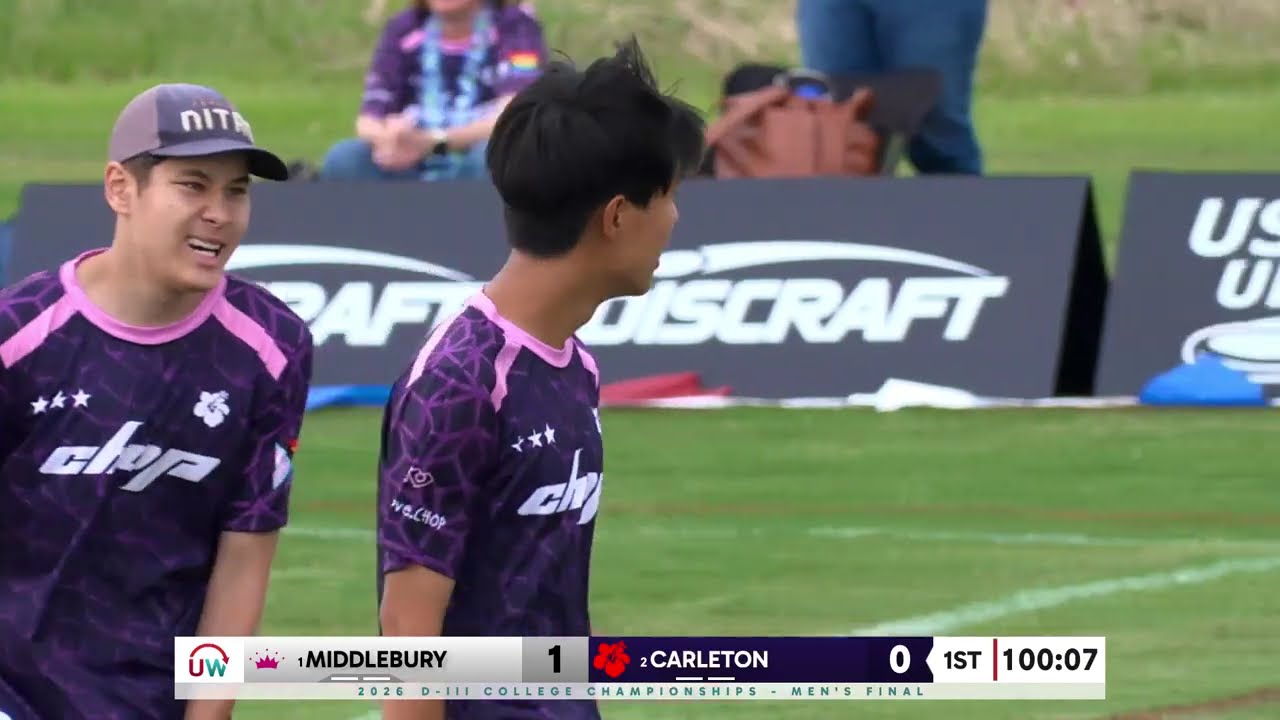 2026 D-III College Championships, Men’s Final: Carleton vs. Middlebury