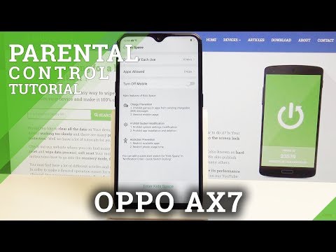 How to Enter Kids Mode in OPPO AX7- Parental Control Tutorial