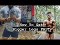 How To Get Bigger Legs FAST ! Complete leg workout! Gain leg fast