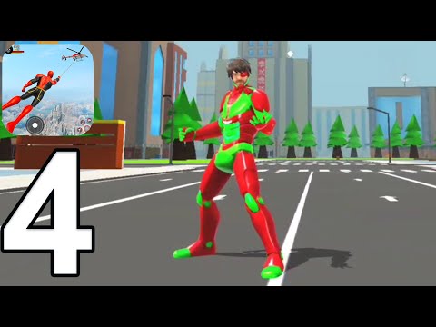 Superhero Games Spider Hero - Gameplay Walkthrough Part 3 - Iron (iOS, Android)