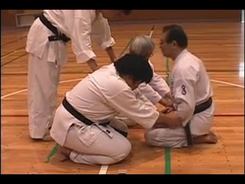 信武剛柔術　合気上げ　３人崩し投げ