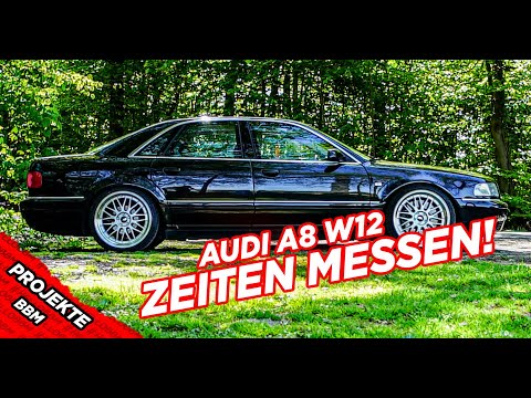 Audi A8 W12 Zeiten messen! | 0-100 ; 100-200 | by BBM Motorsport