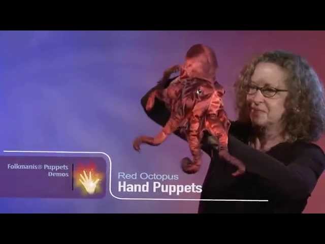 Video Teaser für Folkmanis® Red Octopus Puppet Demo