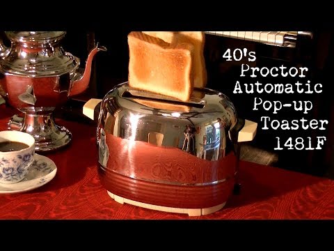 40's Proctor Automatic Pop-up Toaster Model 1481F Restoration