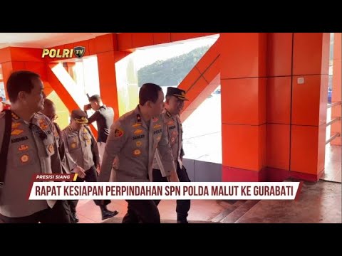 POLDA MALUT RAPAT KESIAPAN PERPINDAHAN SPN