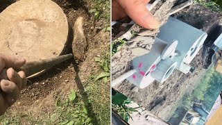 what “NOT to do” when digging up septic tank lids