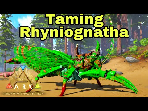 Taming A Giant Flyer Rhyniognatha | Ark Ultimate Mobile Edition #arkmobile