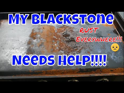 How to restore a rusty Blackstone griddle top