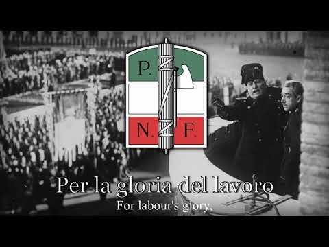 Anthem of The P.N.F. - "Giovinezza" (1924 Lyrics)