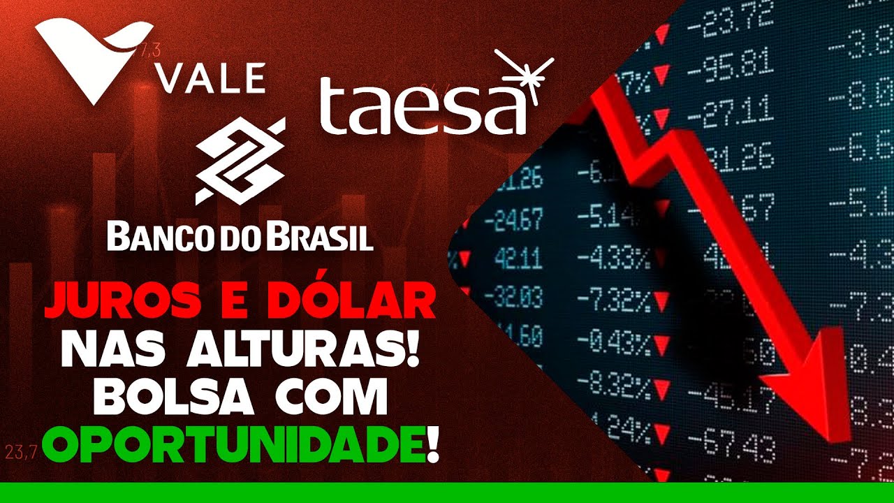 DÓLAR EM NÍVEL RECORDE, JUROS SUBINDO FORTE. OPORTUNIDADES MUITO FORTE NA BOLSA. O QUE ACONTECEU?