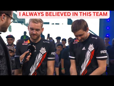 Niko "I always believed in this team" , winning a lan trophy after 1100+ days
