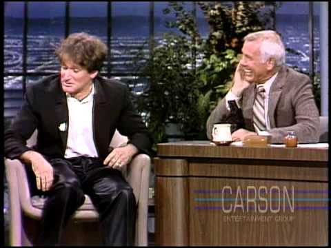 Robin Williams Crazy First Appearance on Johnny Carson's Tonight Show