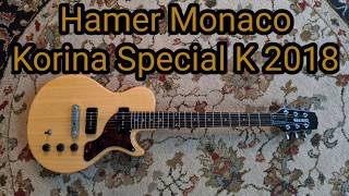 Video thumbnail for Hamer Monaco Korina Special K 2018 by Phoenix Guitars