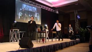 jus in bello - rob and richard act a scene between god and gabriel video